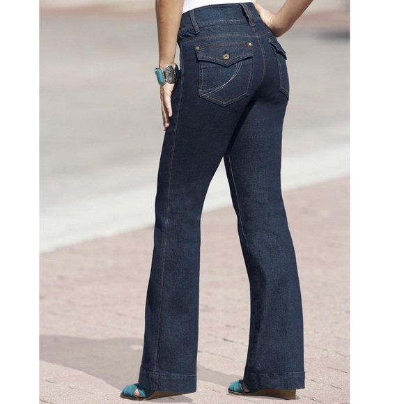 Monroe and Main Lola Control Trouser Jeans - Picture 1 of 5